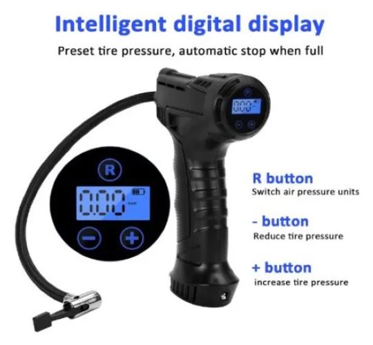 Miniatura 3 de Pistola Compresor de aire digital